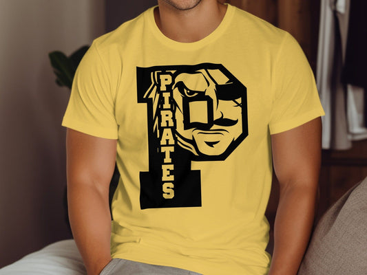 Jen Peete Designs Clothing T-shirts Pirates Initial P Graphic T-Shirts
