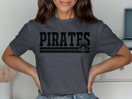 Jen Peete Designs Clothing T-shirts Pirates Logo Graphic T-Shirt