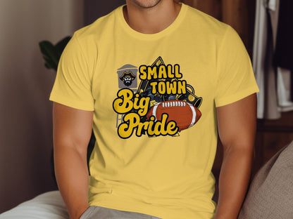Jen Peete Designs Clothing T-shirts Pirates Show Your Small Town Big Pride T-Shirt