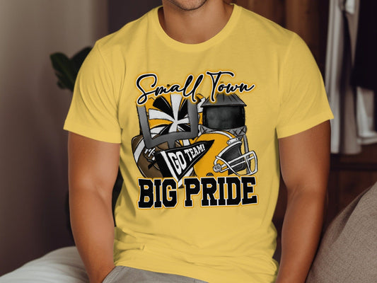 Jen Peete Designs Clothing T-shirts Pirates Small Town Big Pride Football Theme Spirit Shirt