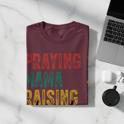 Jen Peete Designs Clothing T-shirts Praying Mama Raising Disciples T-Shirts