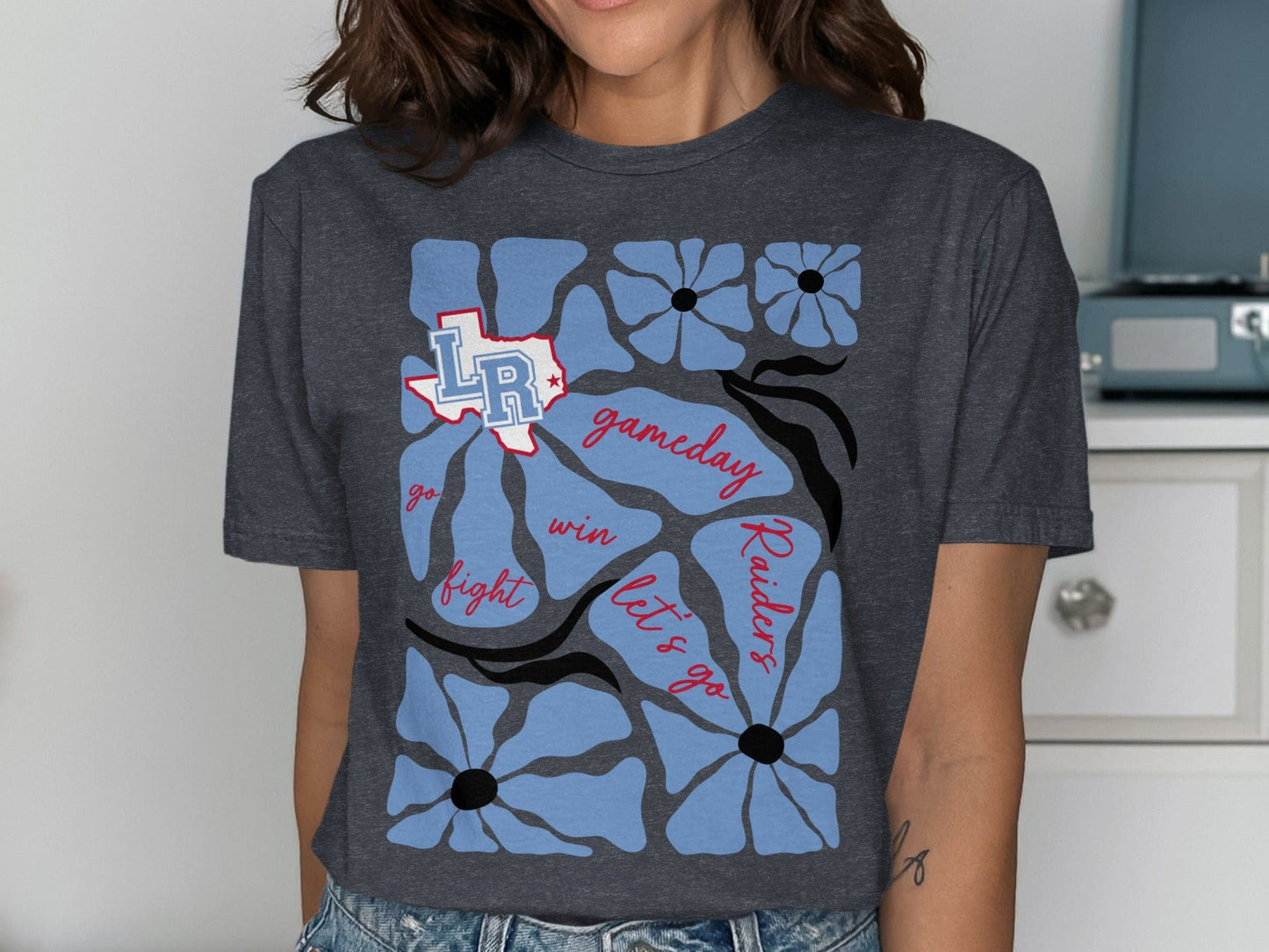 Jen Peete Designs Clothing T-shirts Unique Raiders Gameday T-Shirt