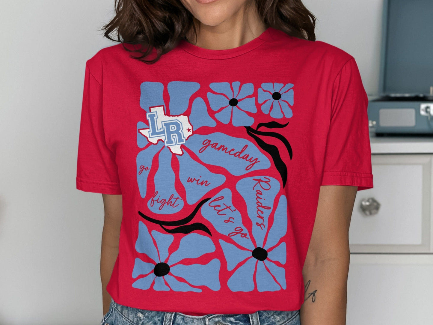 Jen Peete Designs Clothing T-shirts Unique Raiders Gameday T-Shirt