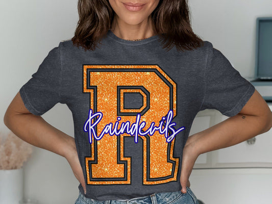 Jen Peete Designs Clothing T-shirts Raindevils Glitter Spirit Shirt
