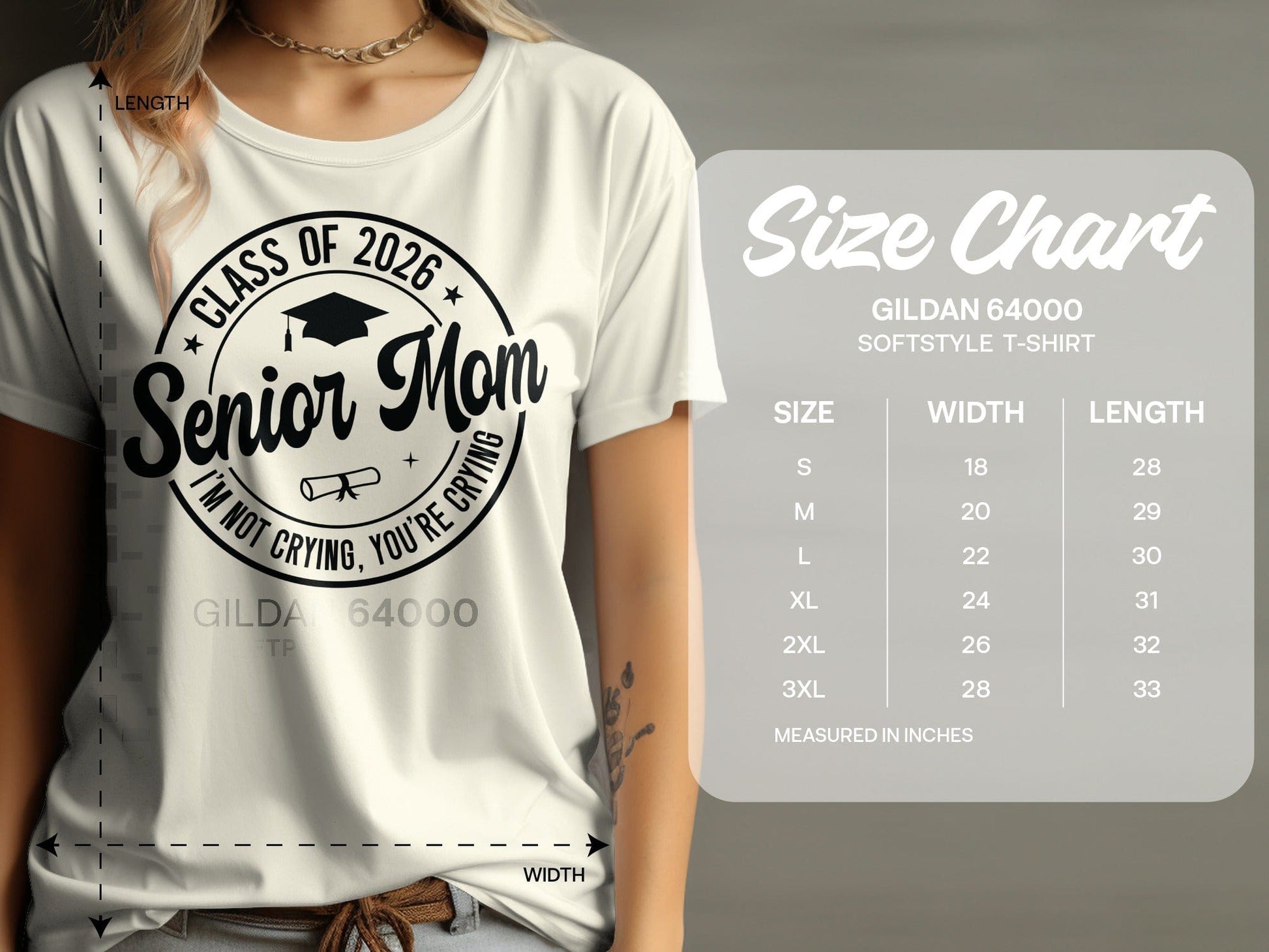 MyDesigns Clothing T-shirts Senior Mom - I'm Not Crying, You're Crying