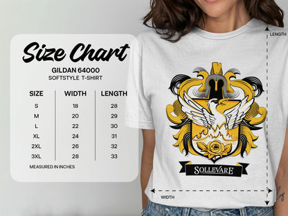 Jen Peete Designs Clothing T-shirts Sollevare Logo with Phoenix Crest Themed T-Shirts