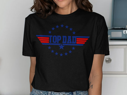 Jen Peete Designs Clothing T-shirts Top Dad T-Shirt
