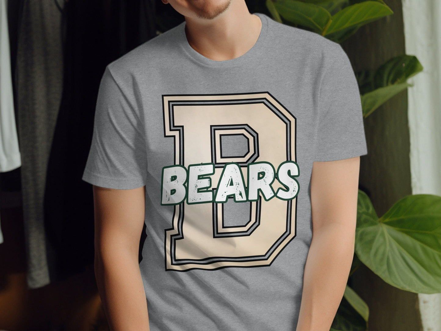 Jen Peete Designs Clothing T-shirts Varsity Bears Mascot Spirit Shirt