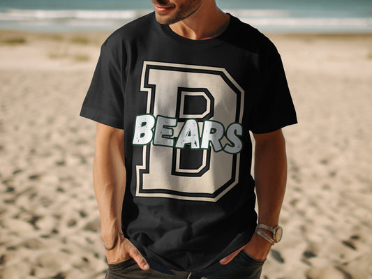 Jen Peete Designs Clothing T-shirts Varsity Bears Mascot Spirit Shirt