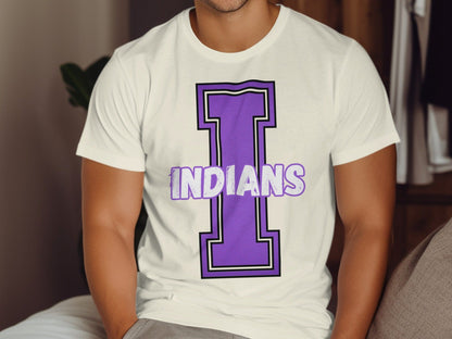 Jen Peete Designs Clothing T-shirts Varsity Indians Mascot Spirit Shirt