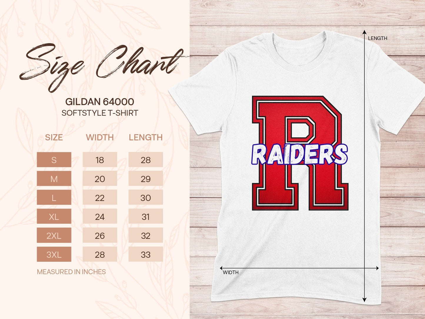 Jen Peete Designs Clothing T-shirts Varsity Raiders Mascot Spirit Shirt