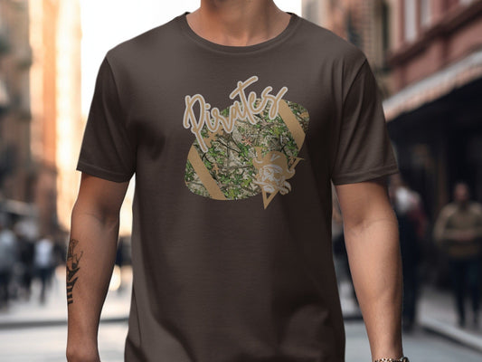 Jen Peete Designs Clothing T-shirts Vidor Pirates Camouflage Football Graphic T-Shirt