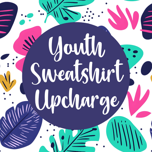 Jen Peete Designs Clothing T-shirts Youth Sweatshirt Upcharge