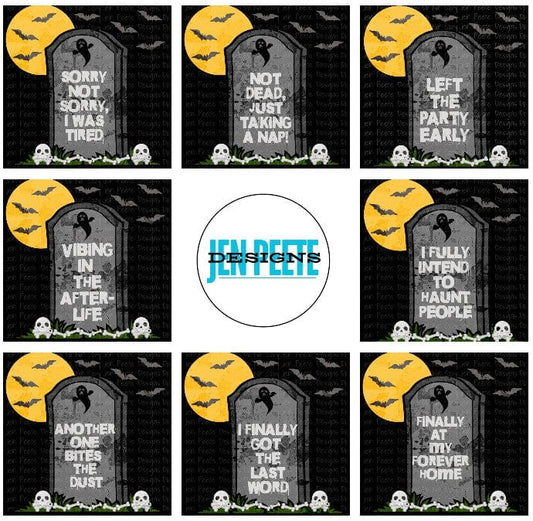 Jen Peete Designs Digital 12 Tombstone Sayings Digital Bundle