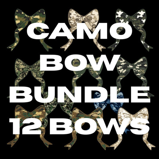 Jen Peete Designs Digital Camo Bow Bundle