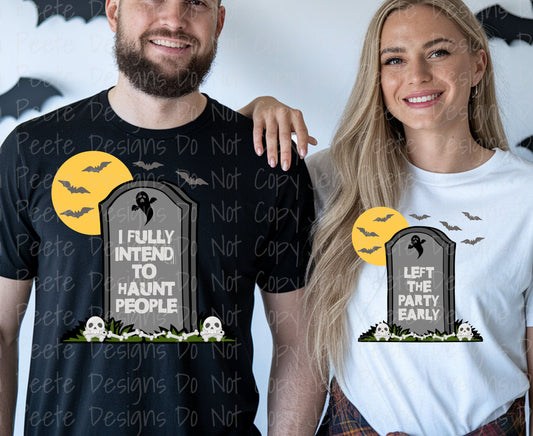 Jen Peete Designs Digital Halloween Tombstones