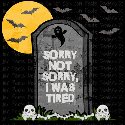 Jen Peete Designs Digital Halloween Tombstones