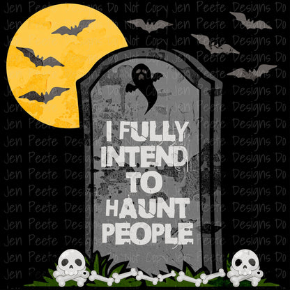 Jen Peete Designs Digital Halloween Tombstones