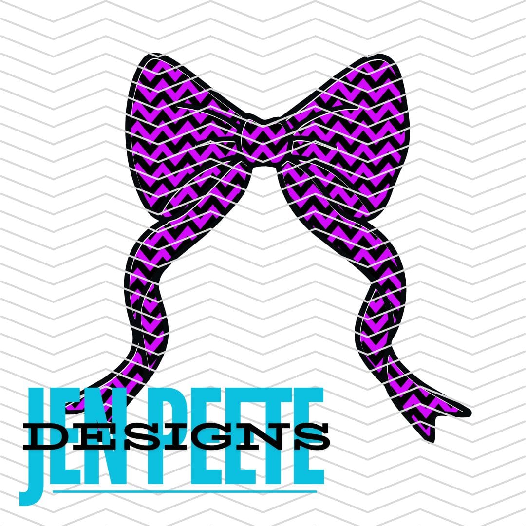 Jen Peete Designs Digital Neon Bow Bundle