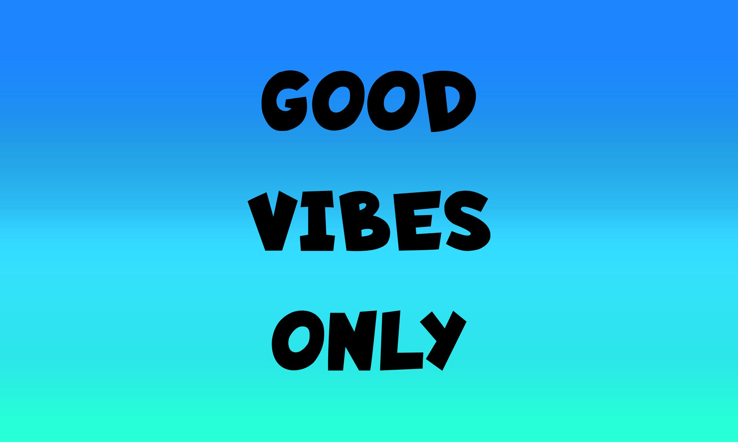 Jen Peete Designs Home Goods Good Vibes Only Doormat - Custom