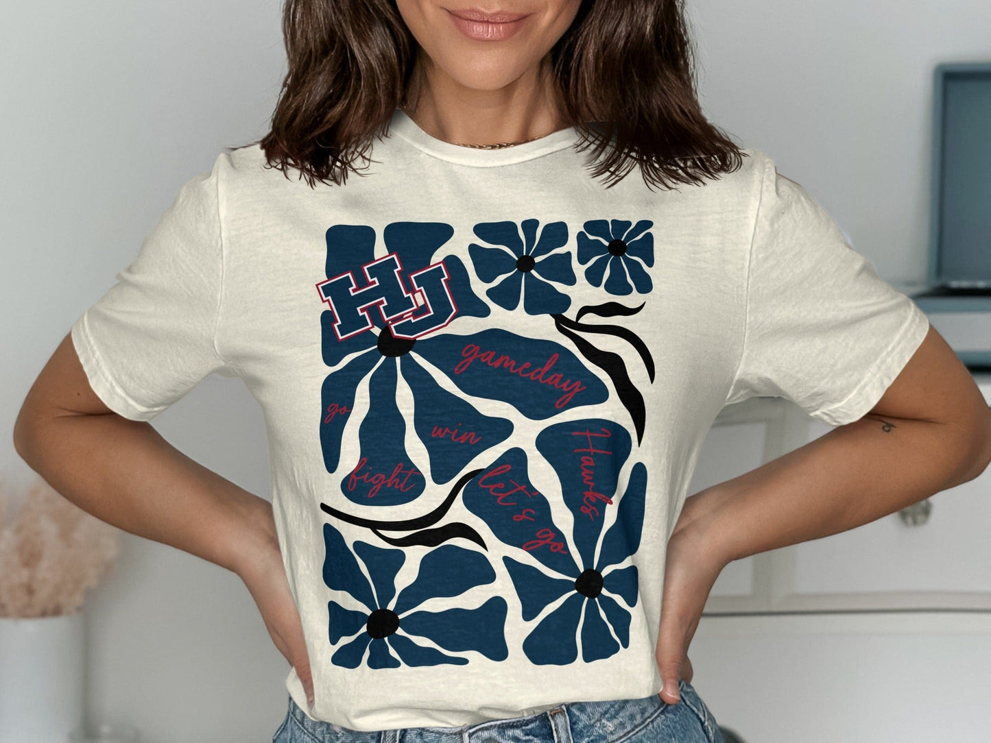 Jen Peete Designs Physical Item HJ Gameday  T-Shirt