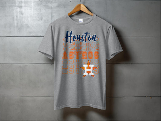 JPD Physical Item Houston Astros Team Graphic T-Shirt
