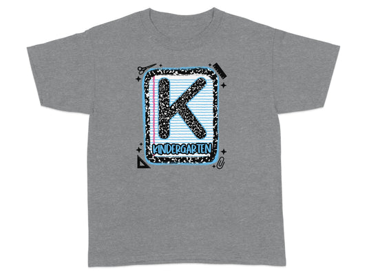 Jen Peete Designs Youth Clothing Back to School Kinder Graphic T-Shirts