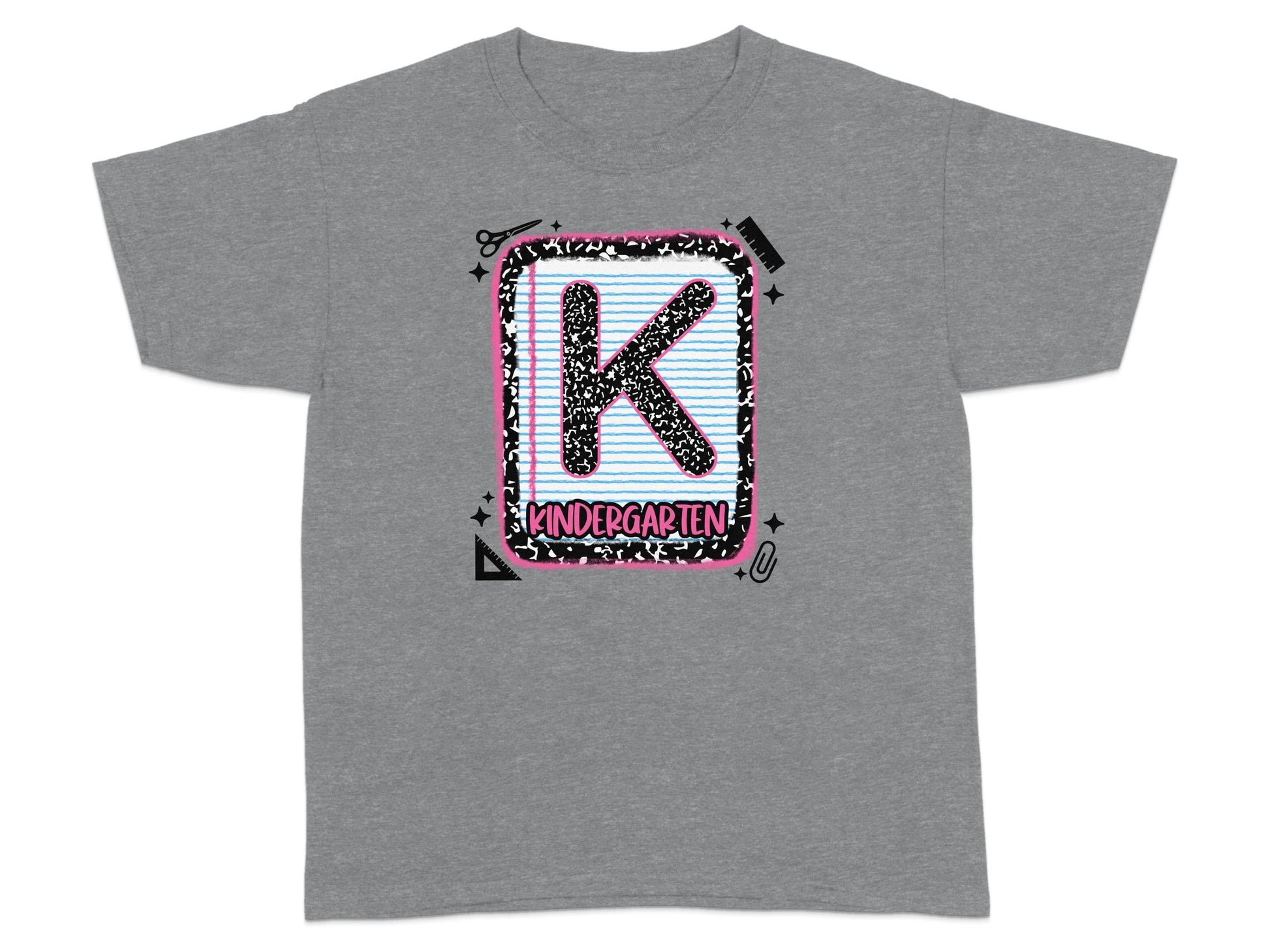 Jen Peete Designs Youth Clothing Back to School Kinder Graphic T-Shirts