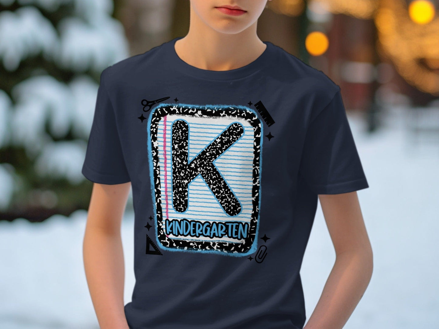 Jen Peete Designs Youth Clothing Back to School Kinder Graphic T-Shirts